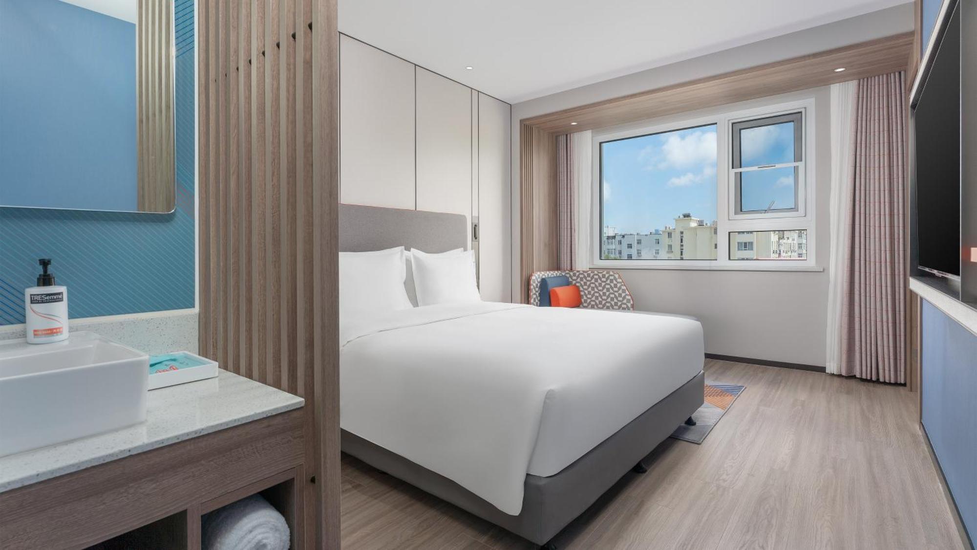 Holiday Inn Express Qingdao Shibei By Ihg Esterno foto