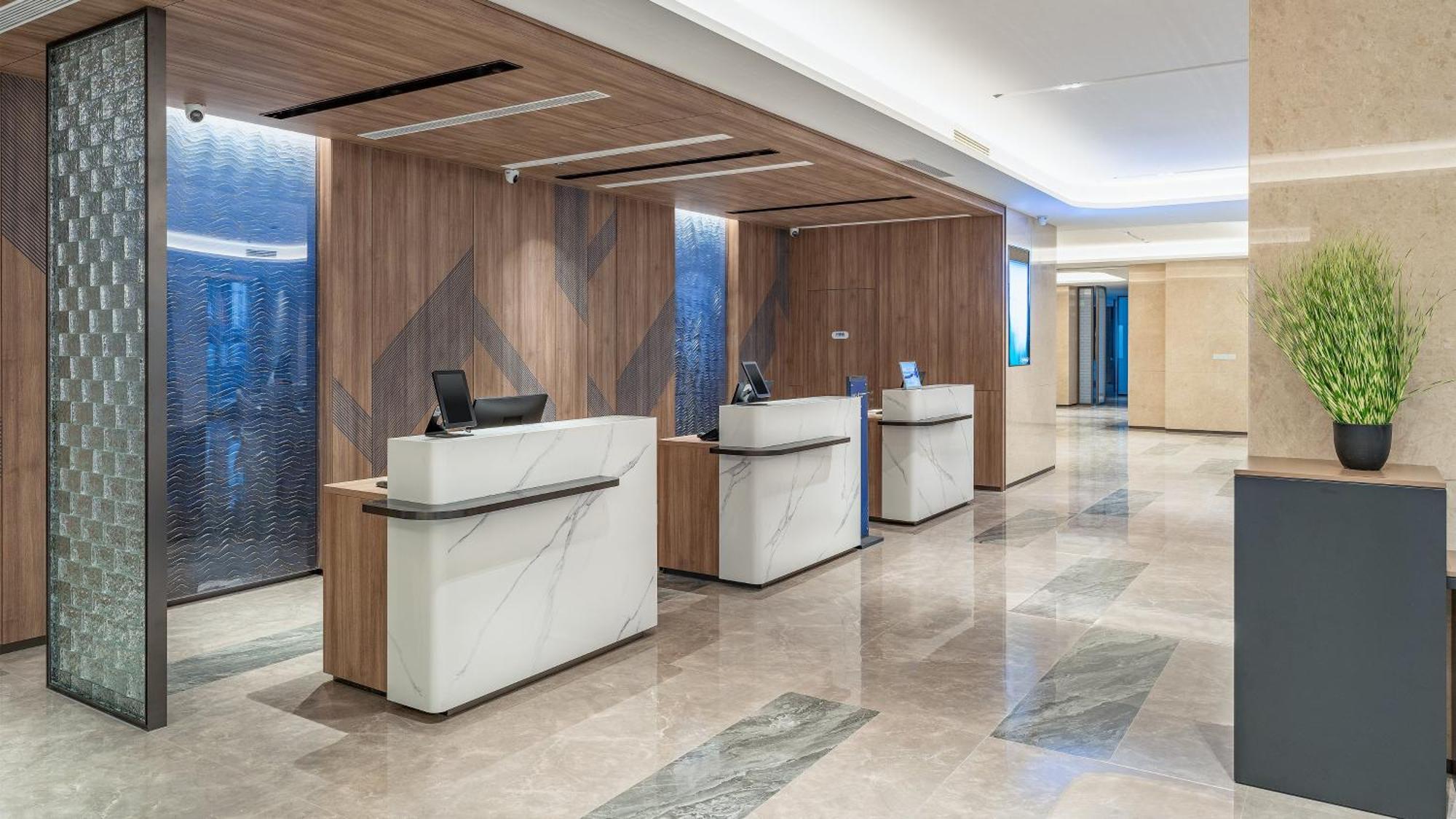 Holiday Inn Express Qingdao Shibei By Ihg Esterno foto