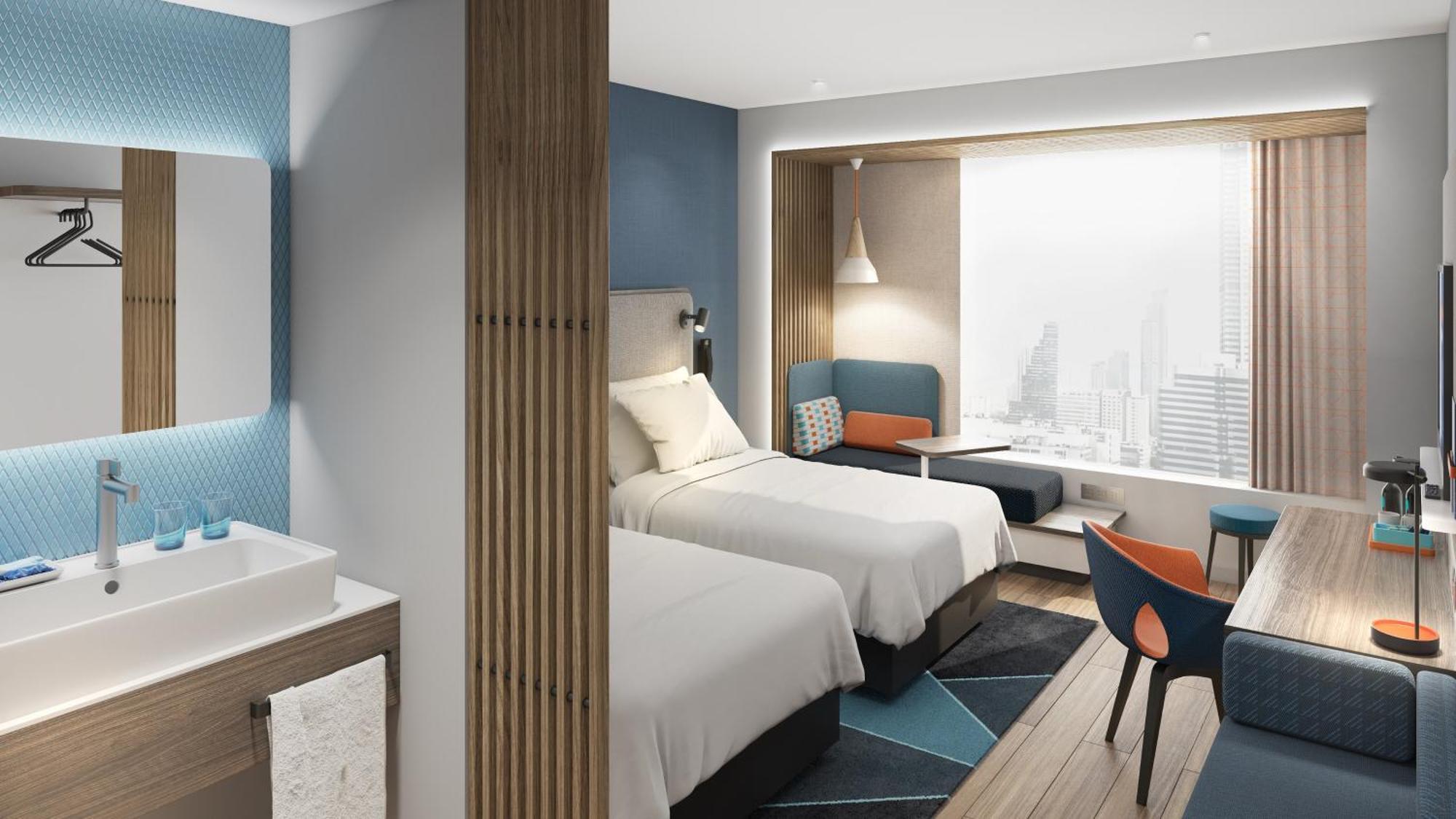 Holiday Inn Express Qingdao Shibei By Ihg Esterno foto